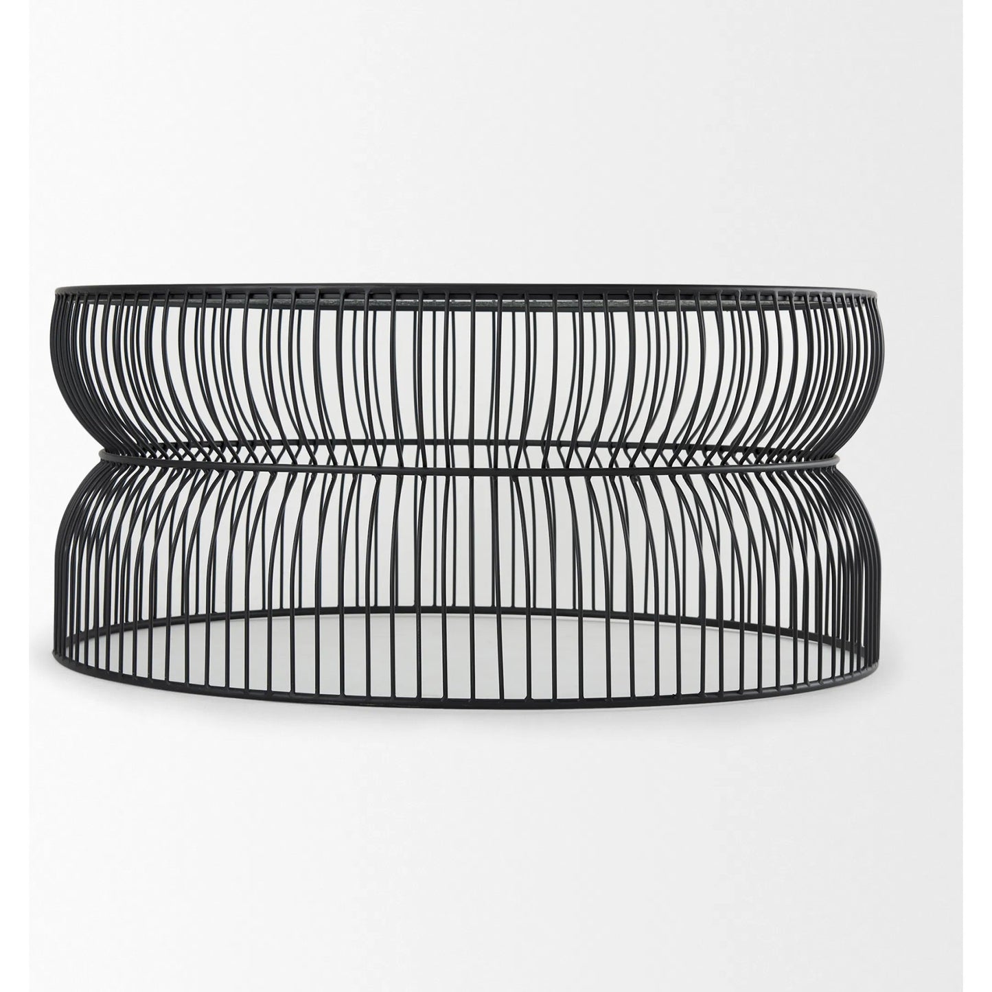002 SI-2369996 | Additional Silo | Shani Coffee Table by Mercana in black. Made from metal in a unique style.