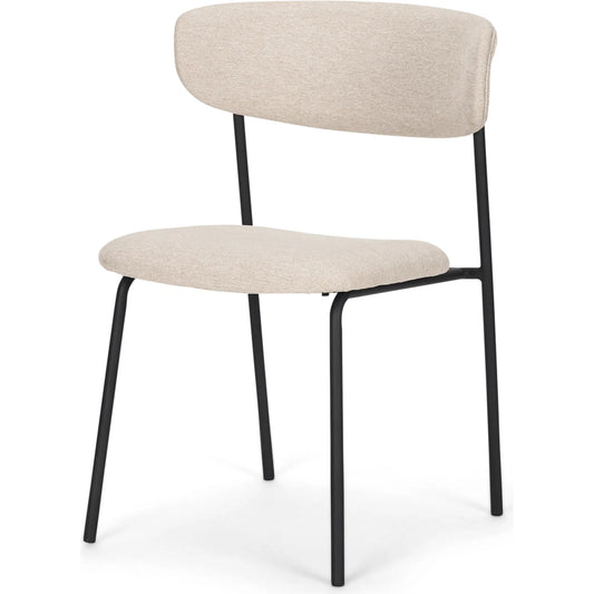 Corey Dining Chair (Set of 2) by Mercana in black. Made from metal in a transitional style.