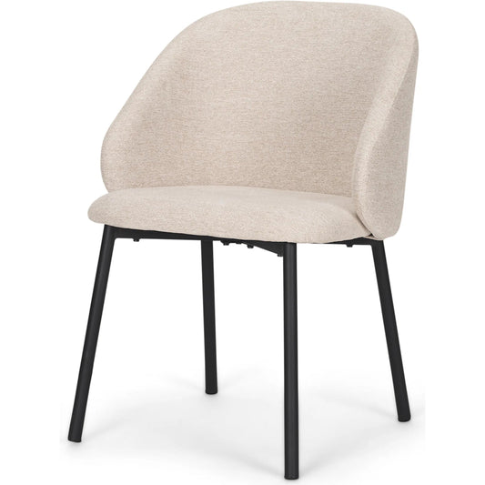 Shannon Dining Chair (Set of 2) by Mercana. Made from fabric in a transitional style.