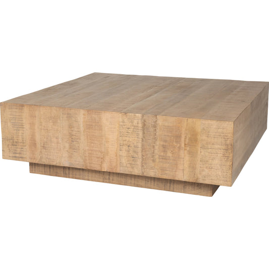Hayden Square Coffee Table by Mercana. Made from solid wood in a modern style.