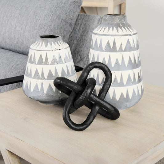 Delaney Patterned Vase by Mercana in natural. Made from unique in a eclectic & global style.