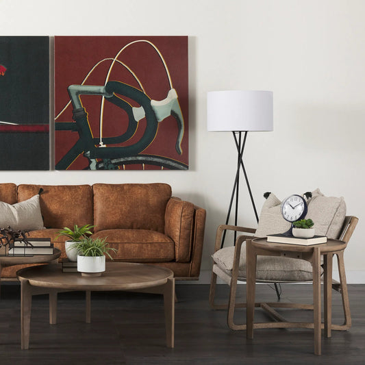 Brayden Upholstered Accent Chair by Mercana in beige. Made from fabric, wood in a transitional style.