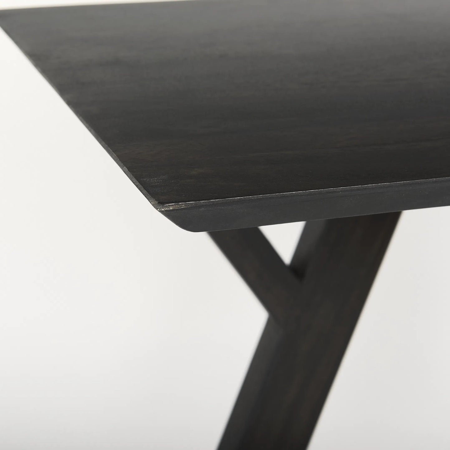 010 SI-2369301 | Closeup | Jennings Console Table by Mercana in brown. Made from solid wood in a modern style.