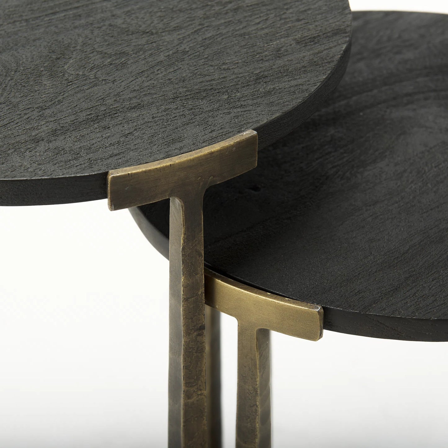 010 SI-2369721 | Closeup | Atticus Nesting Accent Tables by Mercana. Made from metal in a unique style.
