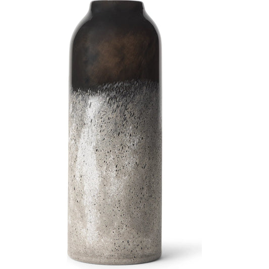 Emu W Gray Vase by Mercana in black. Made from glass in a modern style.
