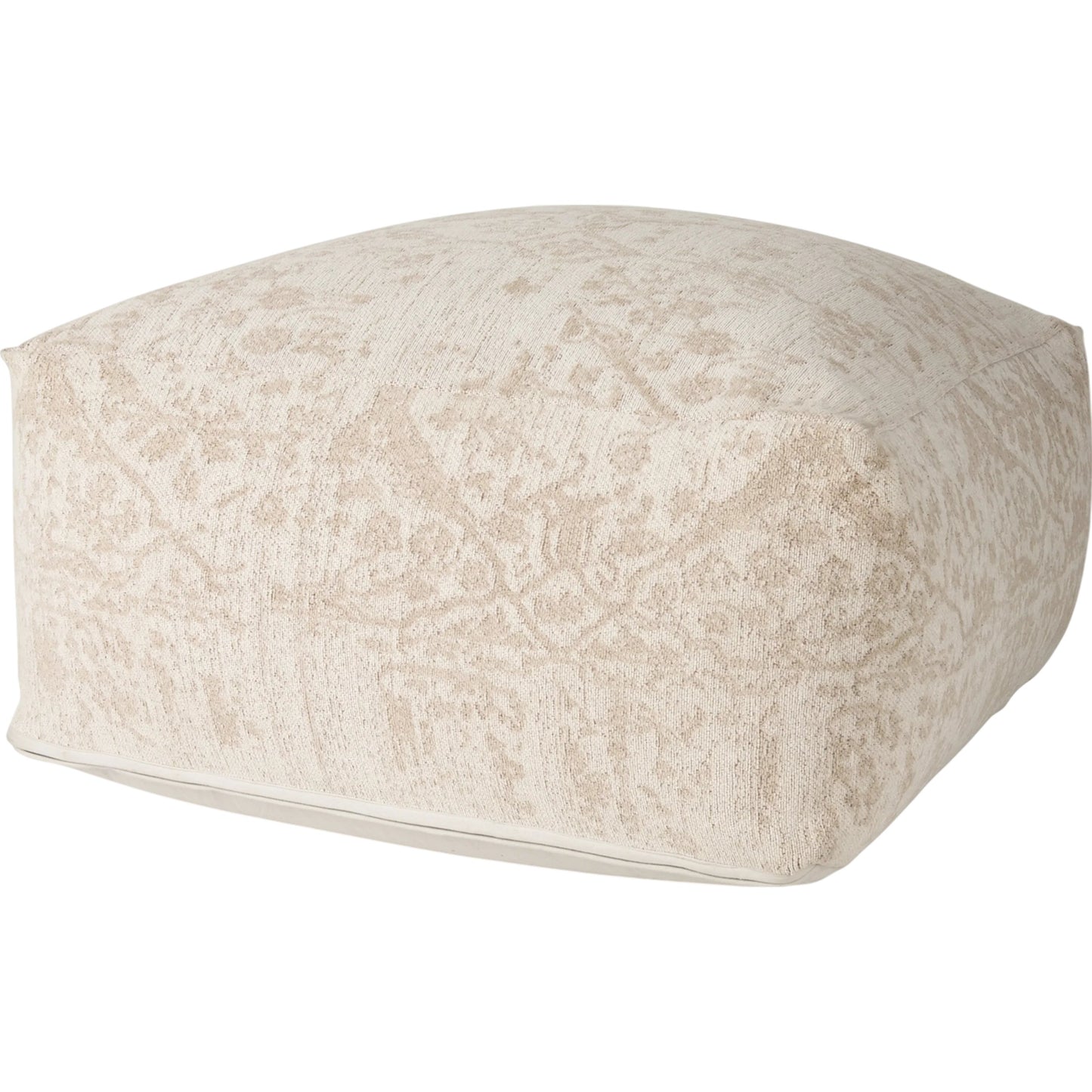003 SI-2370201 | Primary Silo | Khloe Pouf by Mercana. Made from cotton in a traditional style.
