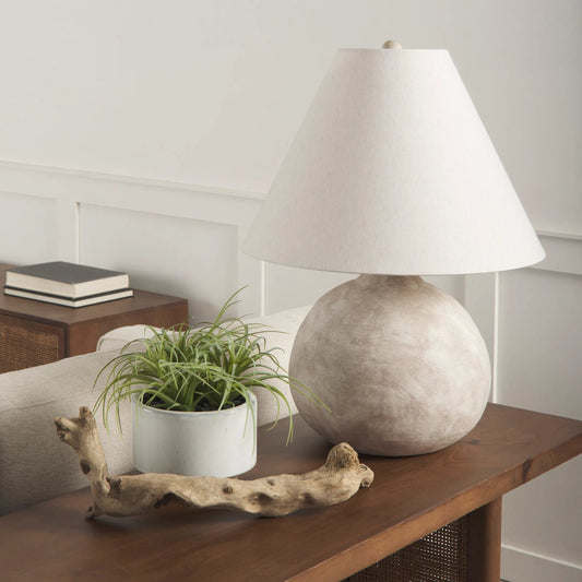 Mehdi Table Lamp by Mercana. Made from ceramic in a modern style.