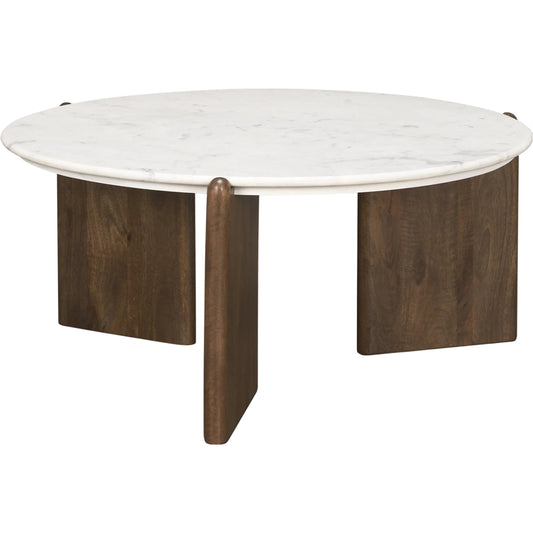 001 SI-2370319 | Primary Silo | Rumer Coffee Table by Mercana in brown. Made from stone in a modern style.