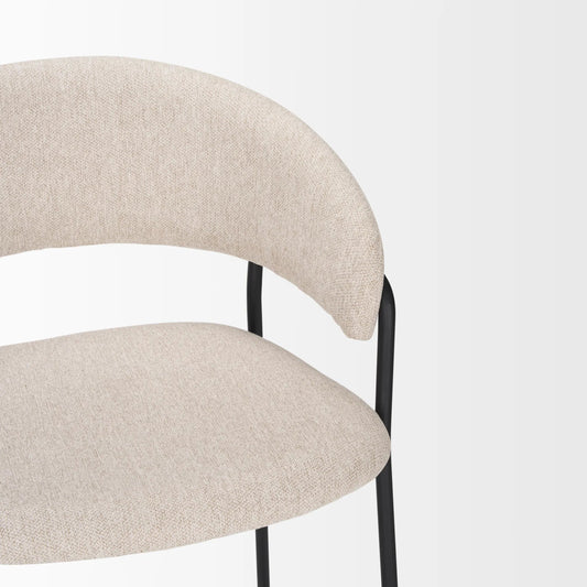 Carolyn Upholstered Seat Counter Stool by Mercana. Made from metal in a transitional style.