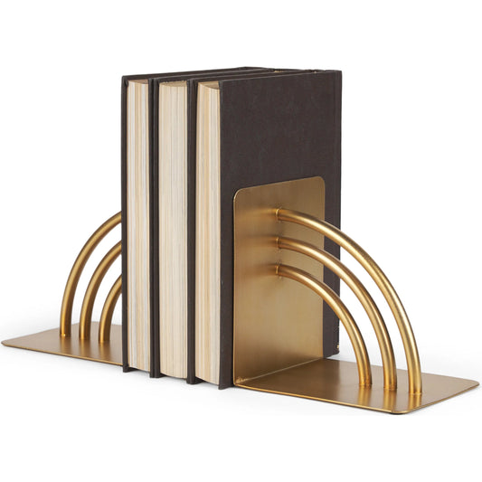 Hope Bookends by Mercana in gold. Made from unique in a modern style.