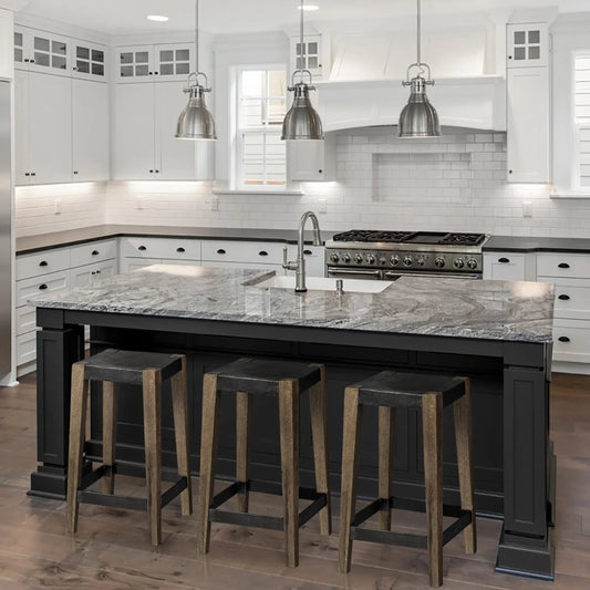 Nell Metal Seat Counter Stool by Mercana in natural. Made from unique in a modern style.