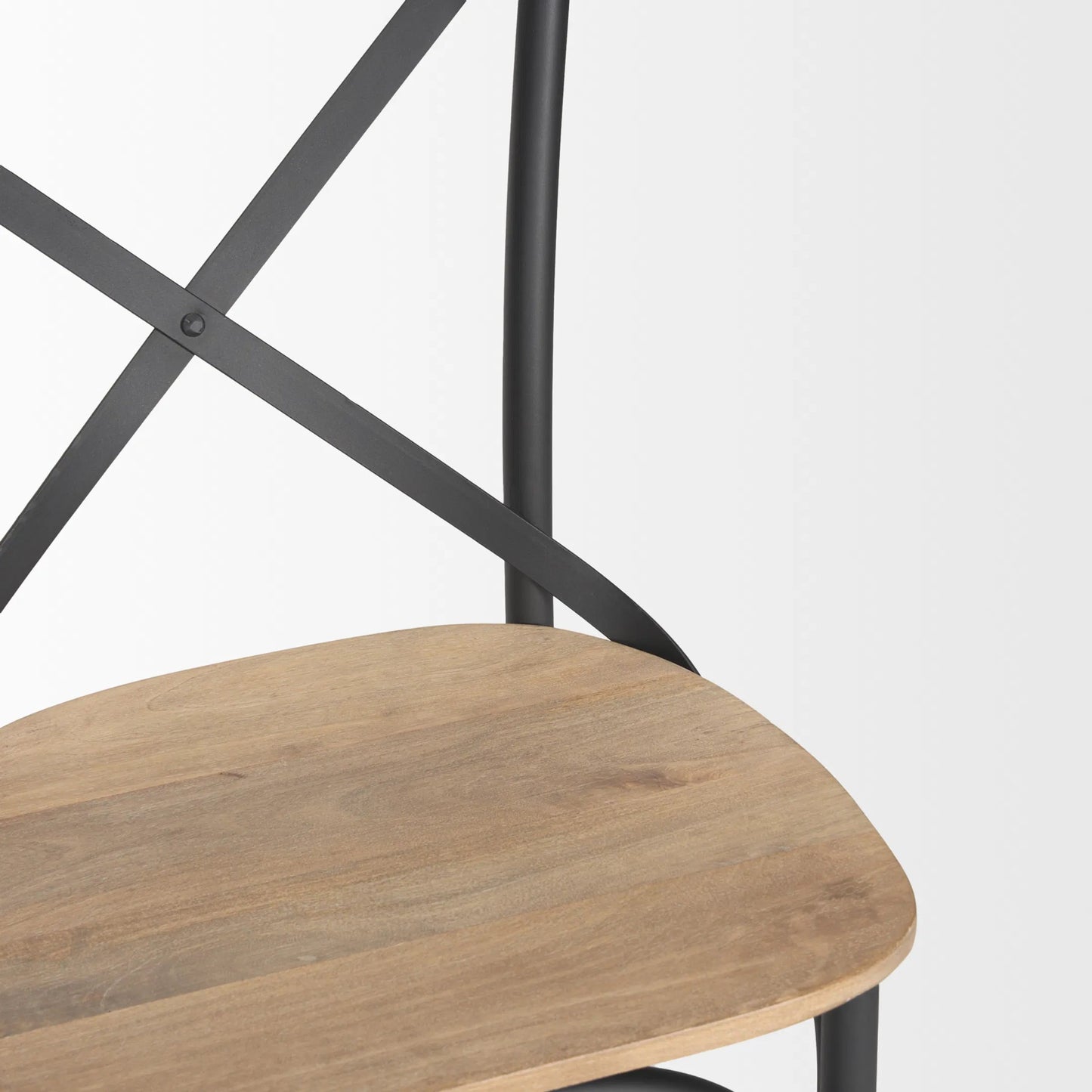 007 SI-2369280 | Closeup | Etienne Dining Chair (Set of 2) by Mercana in brown, gray. Made from metal in a unique style.