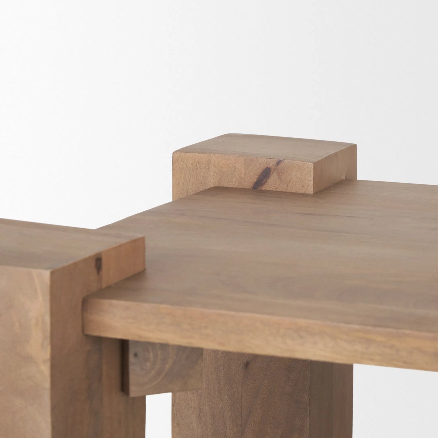 004 SI-2370358 | Additional Silo | Beth Accent Table by Mercana in brown. Made from solid wood in a unique style.
