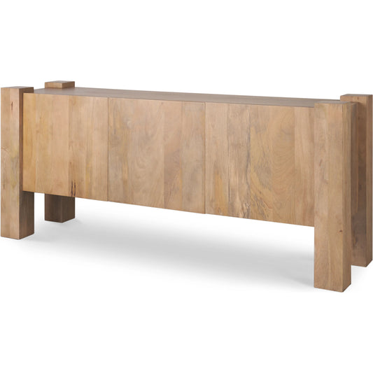 006 None | Unknown | Beth Sideboard by Mercana in brown. Made from solid wood in a transitional style.