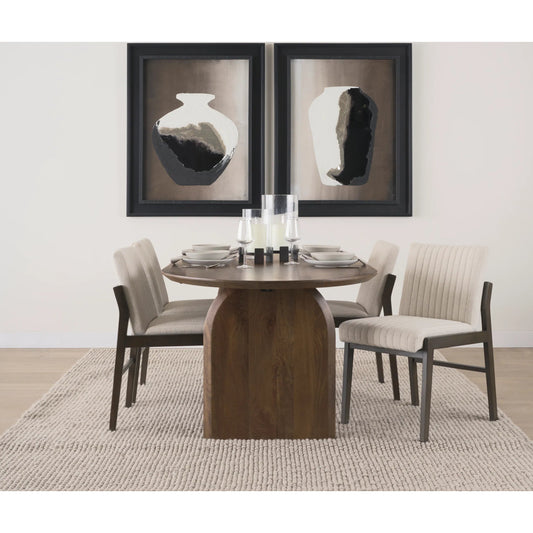 Isla Dining Table by Mercana. Made from solid wood in a transitional style.