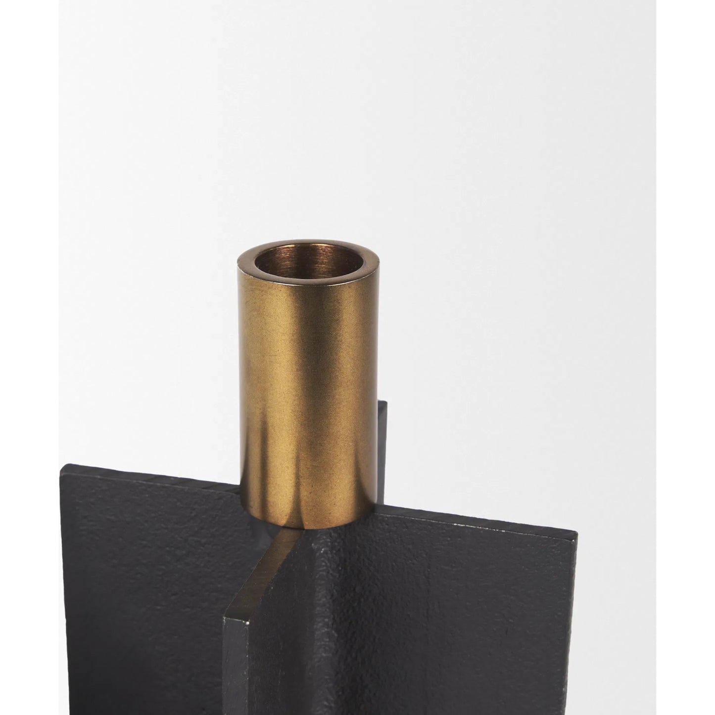 008 SI-2370396 | Closeup | Pia Taper Candleholder by Mercana. Made from metal in a unique style.