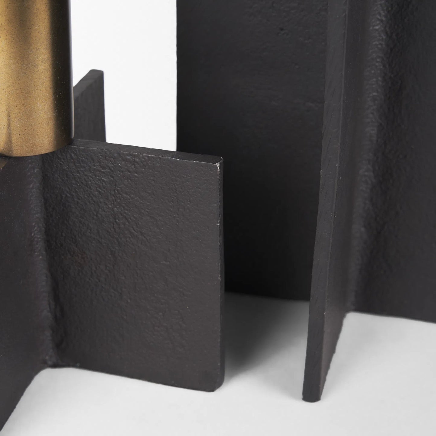 009 SI-2370396 | Closeup | Pia Taper Candleholder by Mercana. Made from metal in a unique style.