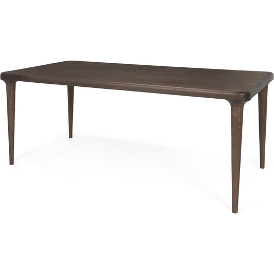 Suvan Dining Table by Mercana. Made from solid wood in a transitional style.