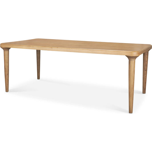 Suvan Dining Table by Mercana. Made from solid wood in a transitional style.
