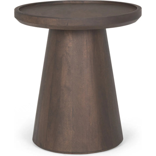 Takoda Accent Table by Mercana. Made from solid wood in a transitional style.