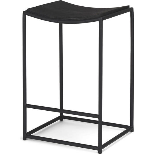 Taniel Counter Stool by Mercana. Made from solid wood in a transitional style.