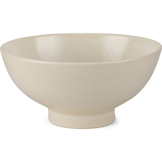 Tyren Decorative Bowl by Mercana in cream. Made from ceramic in a modern style.