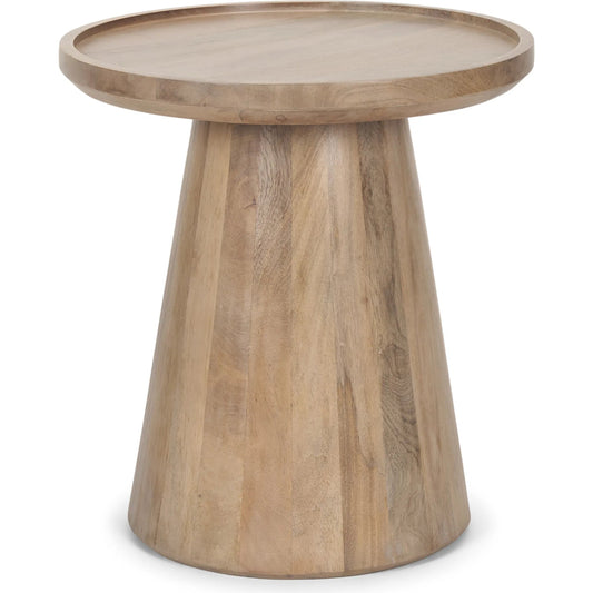 Takoda Accent Table by Mercana. Made from solid wood in a transitional style.