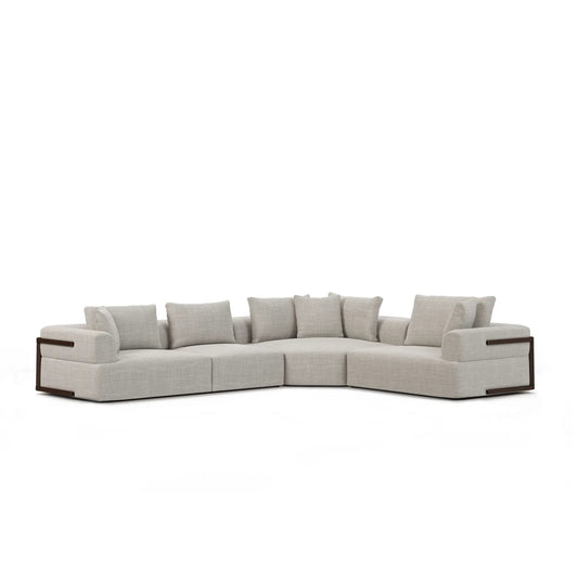 Warner 3 Piece Sectional with Corner Piece, Set C by Mercana. Made from unique in a transitional style.