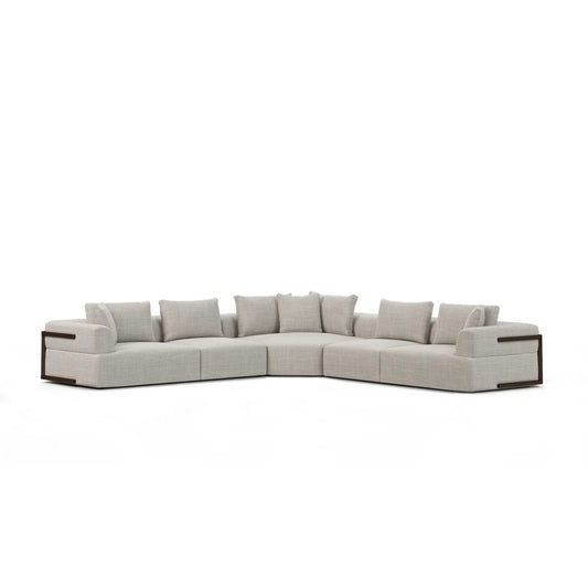 Warner 3 Piece Sectional with Corner Piece, Set D by Mercana. Made from unique in a transitional style.