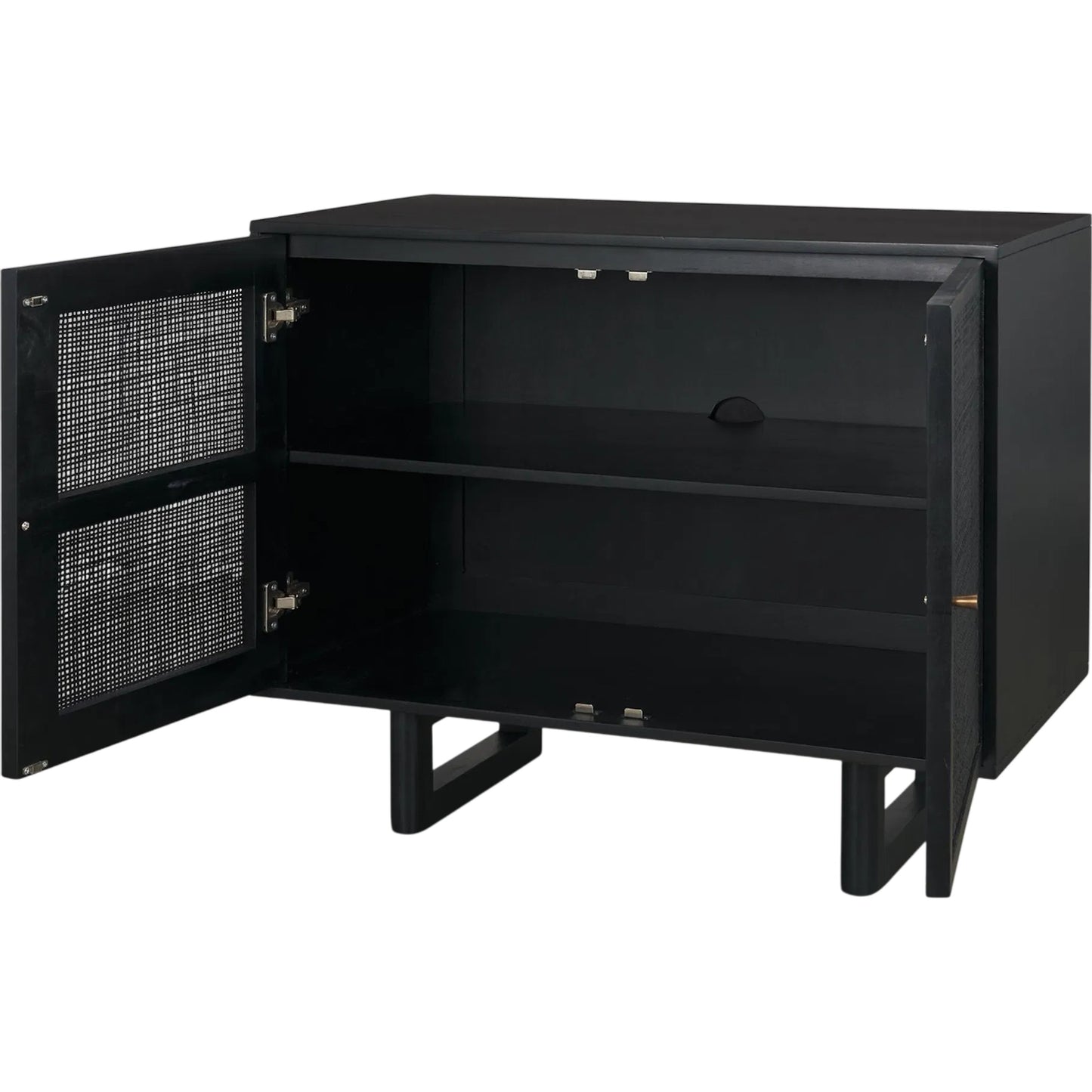 027 SI-2453206 | Closeup | Grier Accent Cabinet by Mercana. Made from solid wood in a unique style.