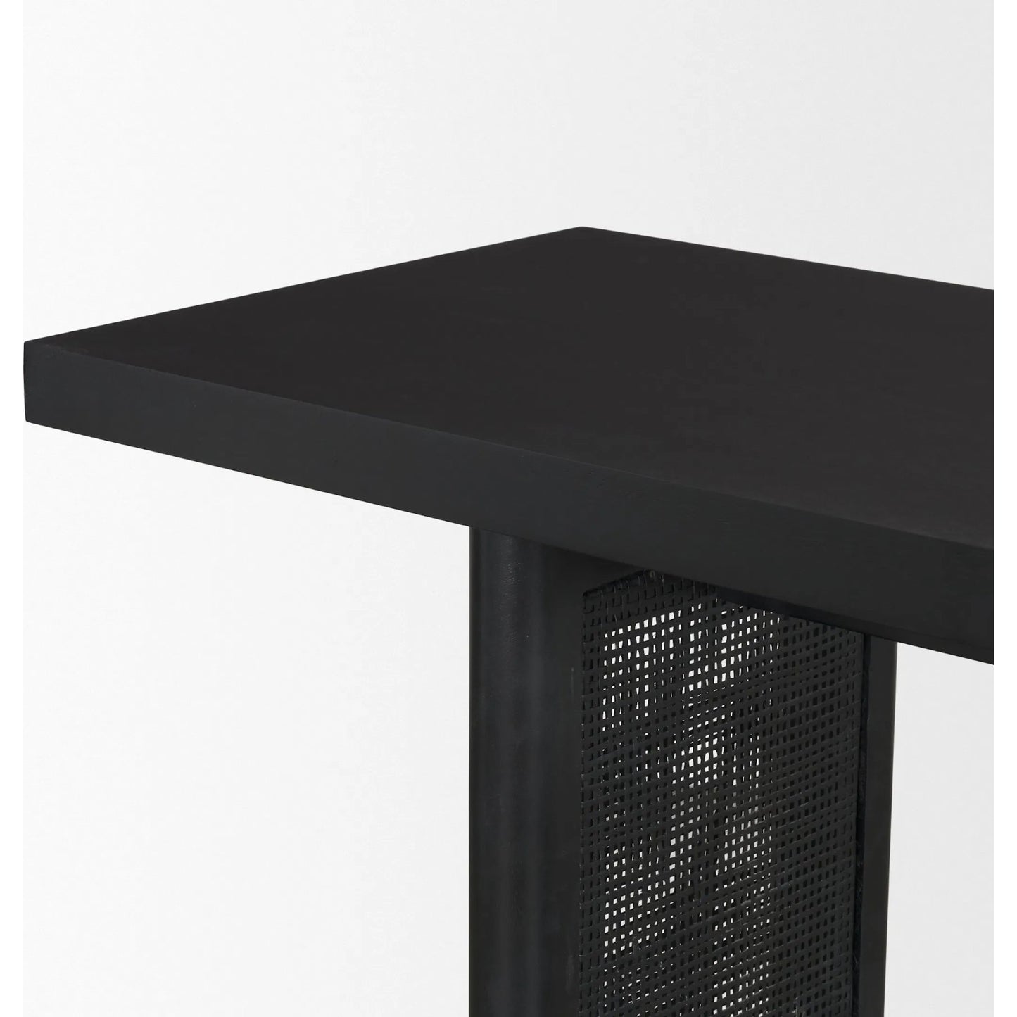 022 SI-2453207 | Closeup | Grier Console Table by Mercana. Made from solid wood in a unique style.