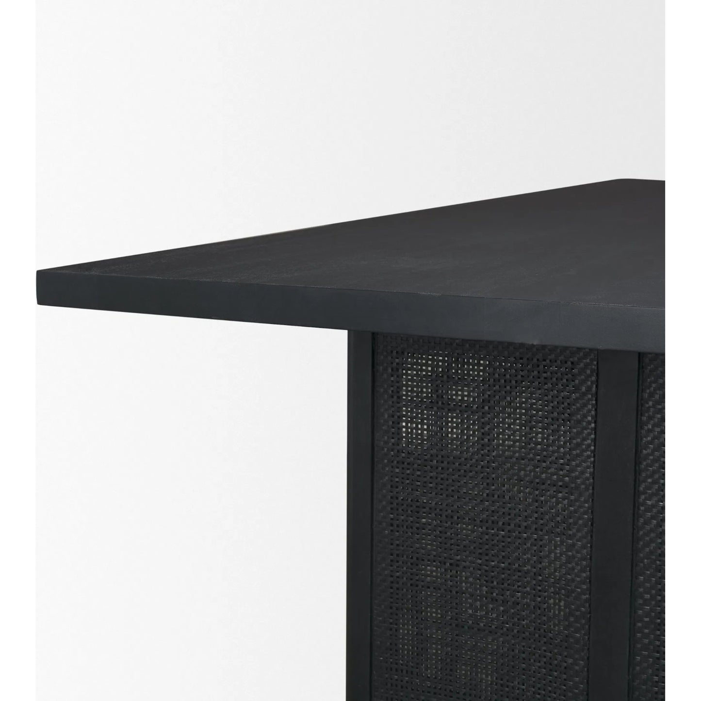 021 SI-2453208 | Closeup | Grier Dining Table by Mercana. Made from solid wood in a unique style.