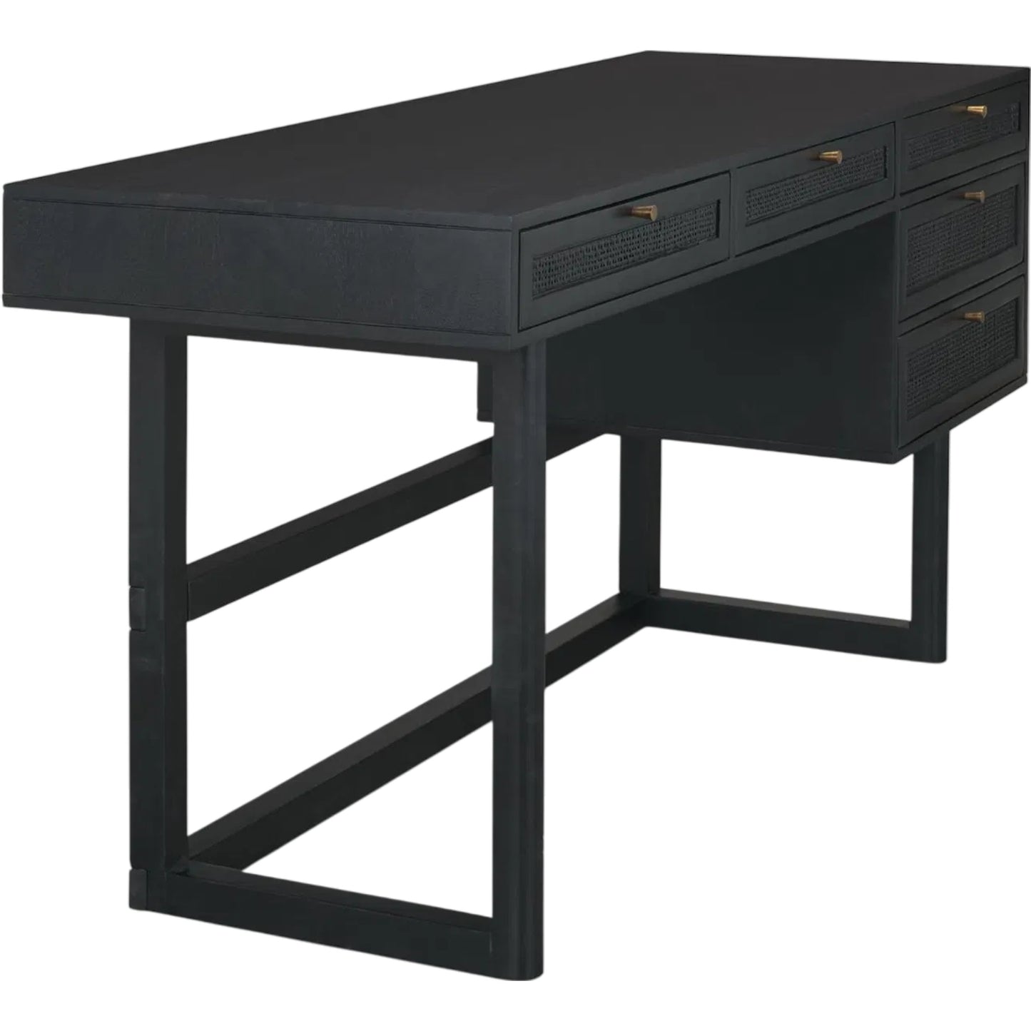 015 SI-2453210 | Closeup | Grier Office Desk by Mercana. Made from solid wood in a unique style.
