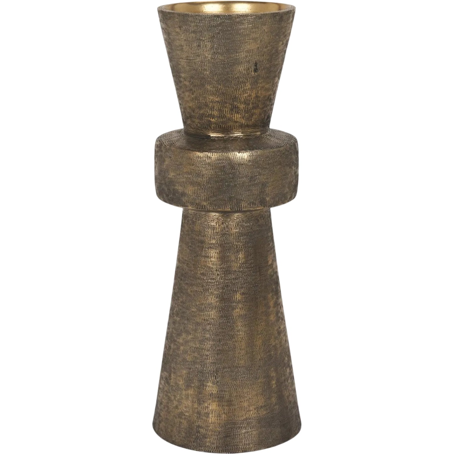 013 SI-2453278 | Additional Silo | Odilia Geometric Pillar Candle Holder by Mercana. Made from metal in a unique style.