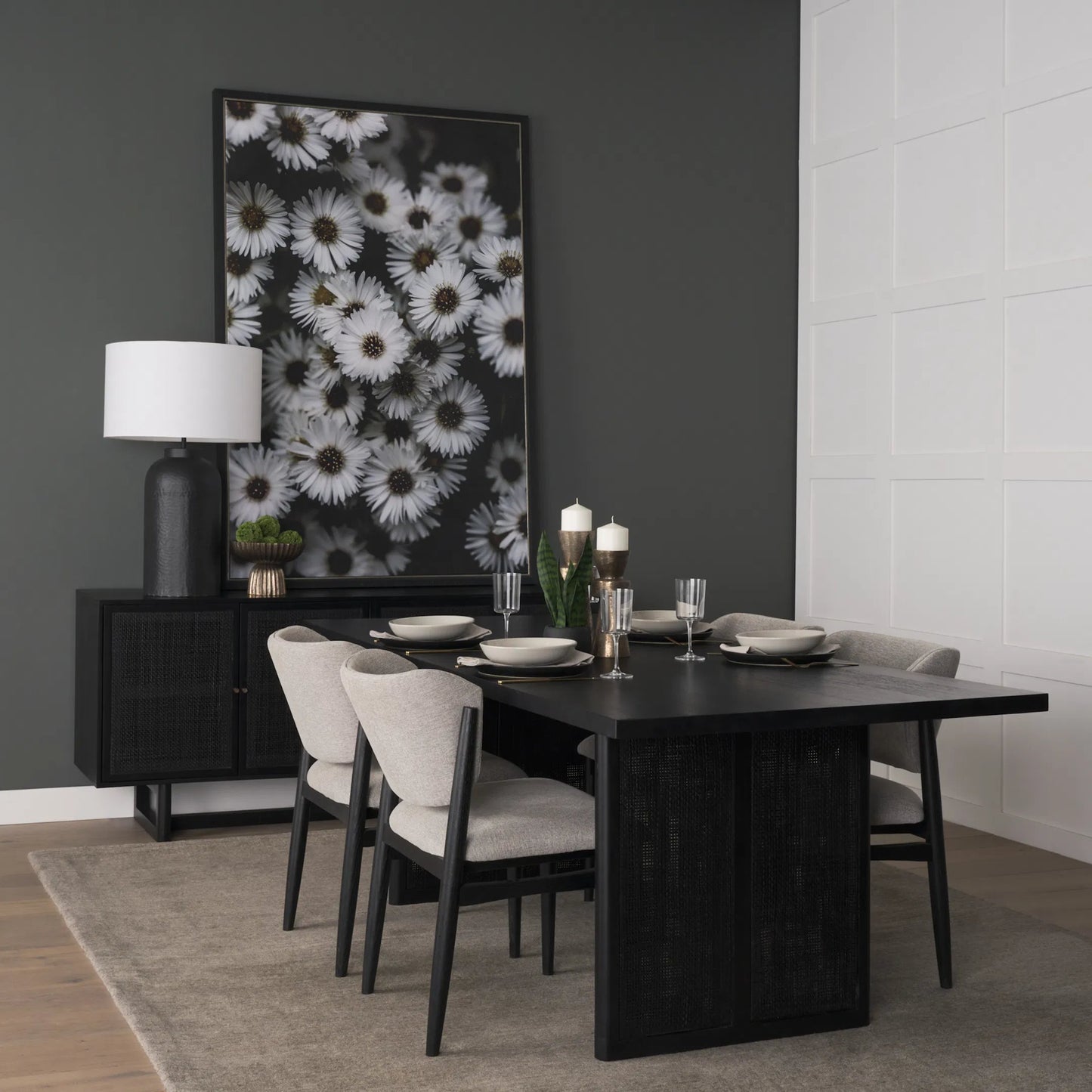 037 SI-2453278 | Lifestyle | Odilia Geometric Pillar Candle Holder by Mercana. Made from metal in a unique style.
