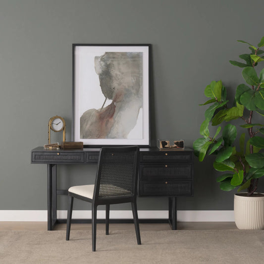 Grier Office Desk by Mercana. Made from solid wood in a transitional style.