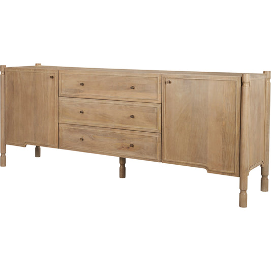 000 SI-2527764 | Primary Silo | Phil Sideboard by Mercana in light brown. Made from solid wood in a unique style.