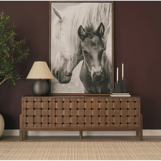 Trellyn Sideboard by Mercana. Made from solid wood in a unique style.