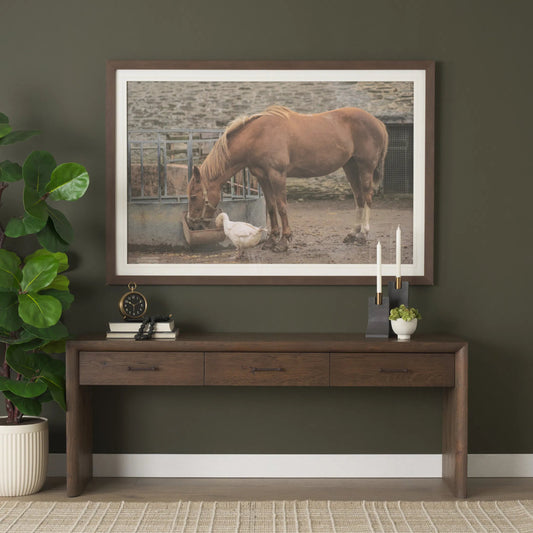 Belford Console Table by Mercana. Made from manufactured wood in a transitional style.