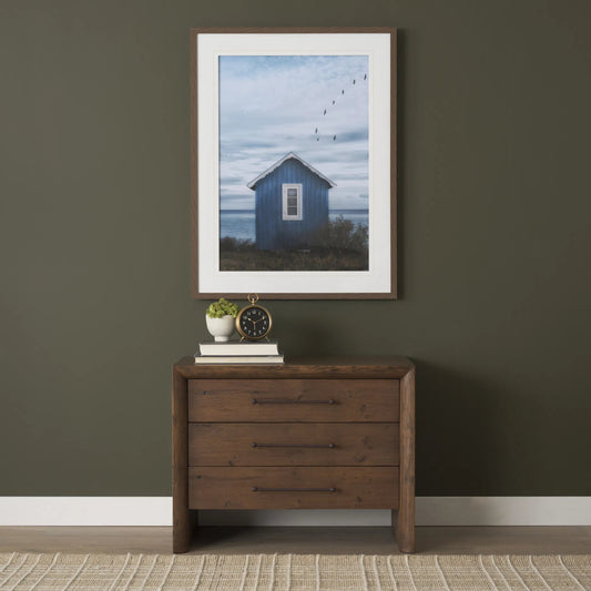 Belford Closed Nightstand by Mercana. Made from manufactured wood in a transitional style.