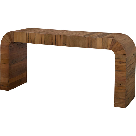001 SI-2540737 | Primary Silo | Denton Console Table by Mercana in brown. Made from wood in a unique style.