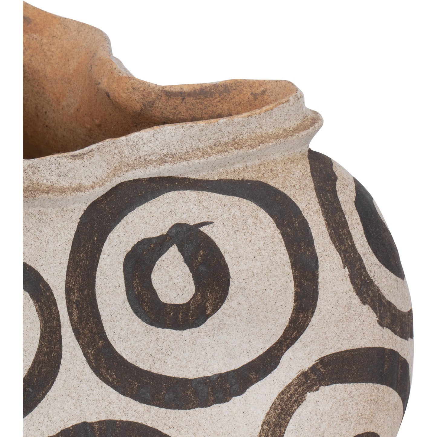010 SI-2007765 | Additional Silo | Han Dynasty Bowl by Currey and Company in textured brown, light earth. Made from porcelain in a modern style.