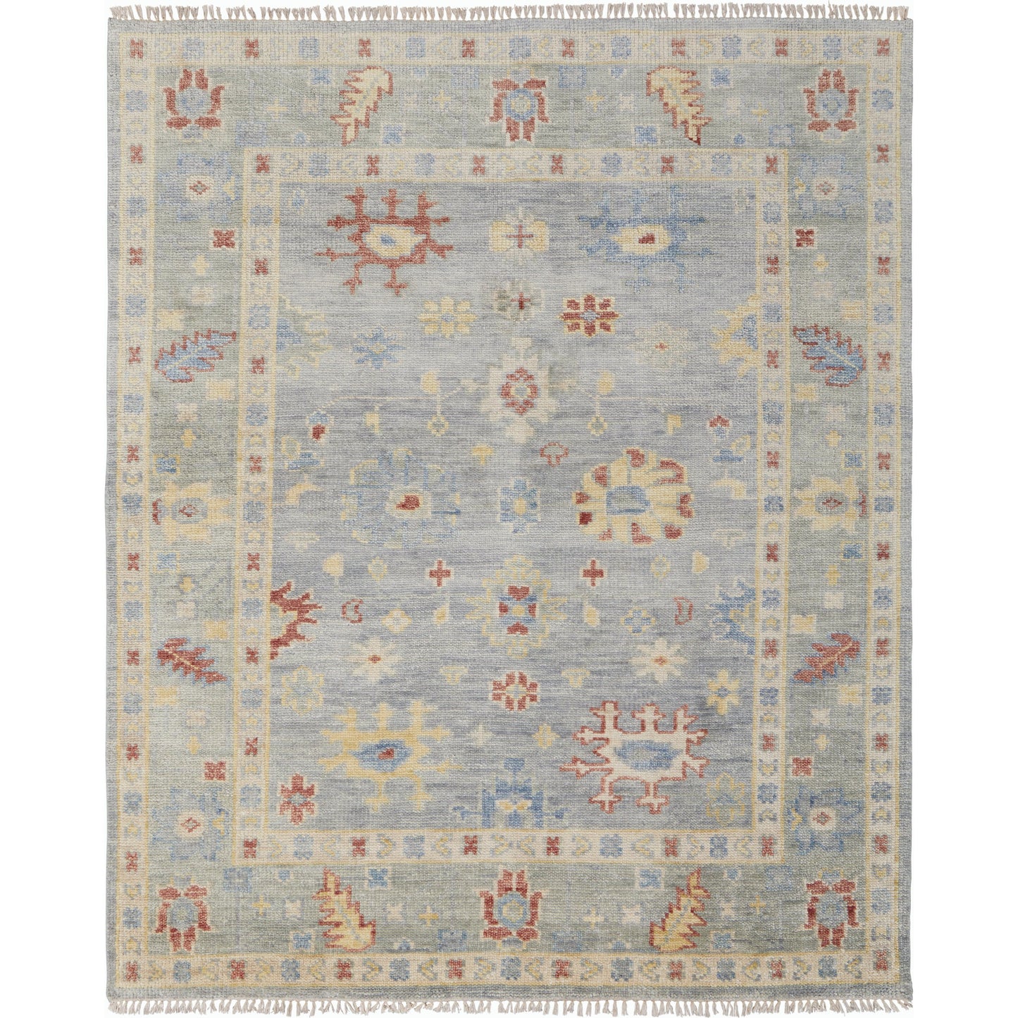 001 SI-2158844 | Primary Silo | Fillmore Traditional & Botanical Rug - FIL6954F by Feizy in blue, taupe, gray. Made from wool in a unique style.