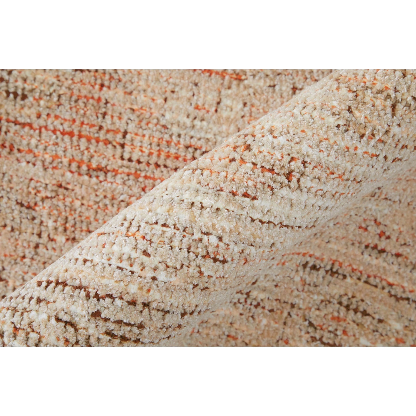 004 SI-2158705,SI-2158706,SI-2158707,SI-2158708,SI-2158709,SI-2158710 | Closeup | Caldwell Rug - 8798977F by Feizy in orange, tan, ivory. Made from wool, viscose in a unique style.