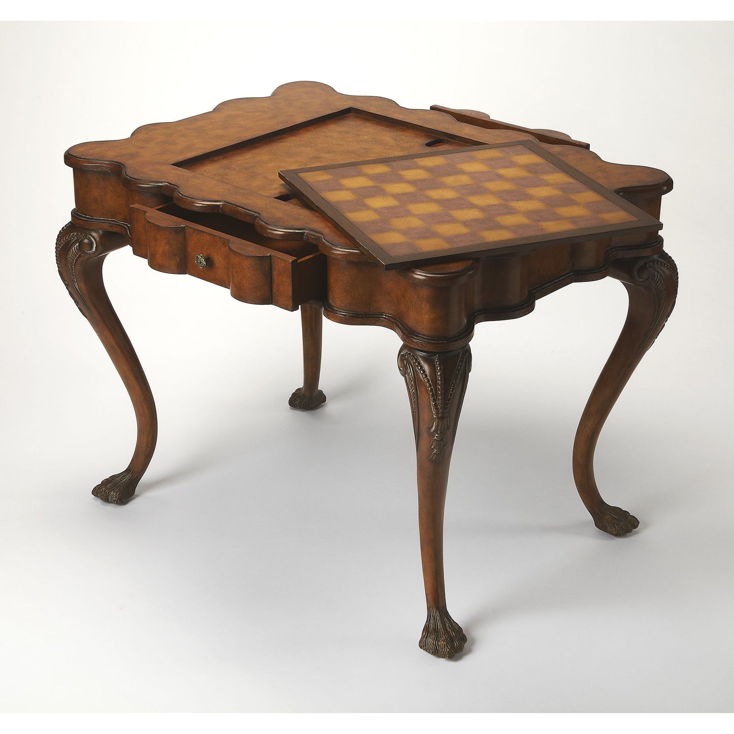 003 O-BUTLER-464070 | Additional Silo | Traditional Game Table by Butler Specialty Company in medium brown and heritage. Made from wood, wood veneer in a traditional style.