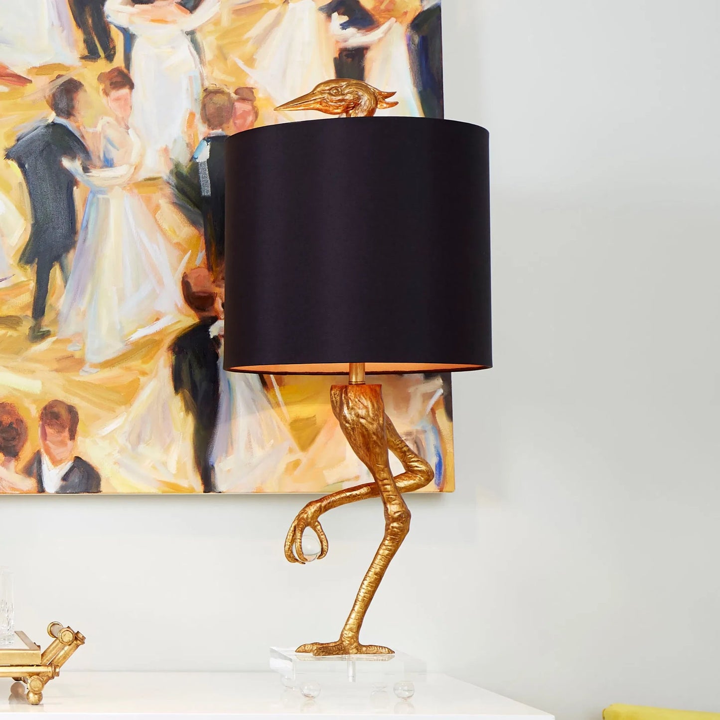 009 S-255935 | Lifestyle | Ibis Table Lamp by Cyan Design. Made from unique in a modern style.