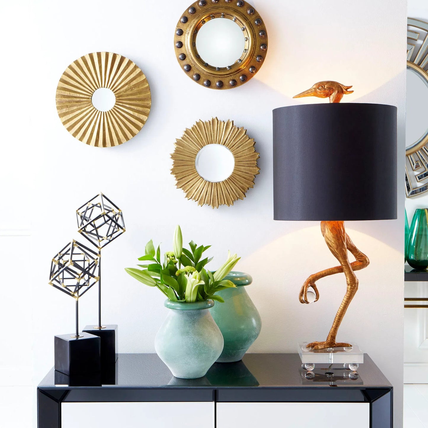 011 S-255935 | Lifestyle | Ibis Table Lamp by Cyan Design. Made from unique in a modern style.