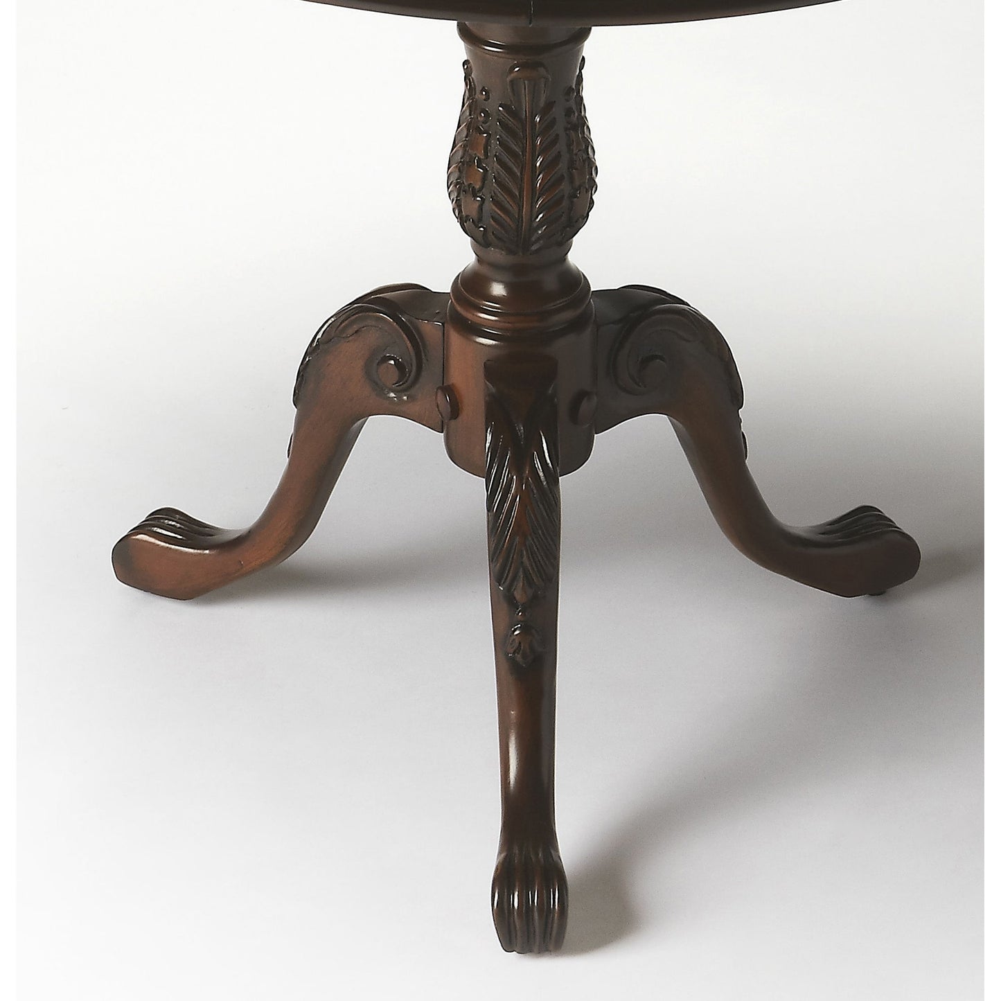 005 O-BUTLER-533024 | Closeup | Carissa Round Pedestal Table by Butler Specialty Company. Made from unique in a traditional style.