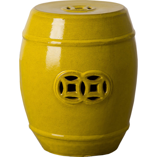 Fortune Garden Stool/Table by Emissary USA in glossy glaze. Made from ceramic in a eclectic & global style.