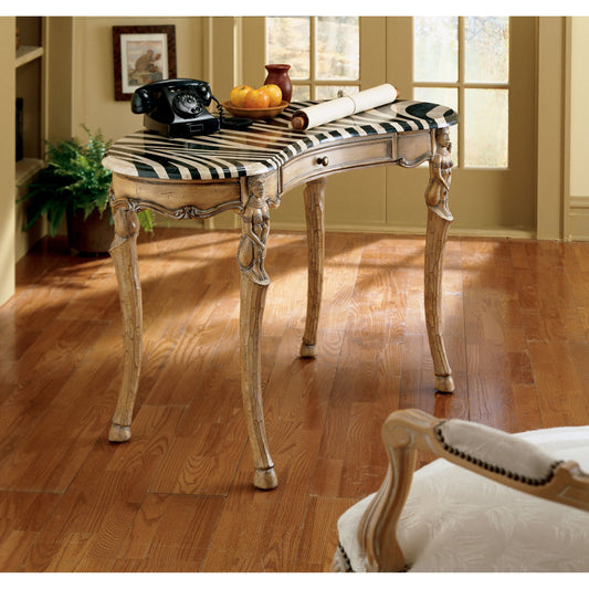 Luisa Fossil Stone Writing Desk by Butler Specialty Company in multi-color and heritage. Made from wood, resin, wood veneers, stone veneer in a traditional style.